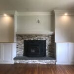 Fireplace with Bookend Surround